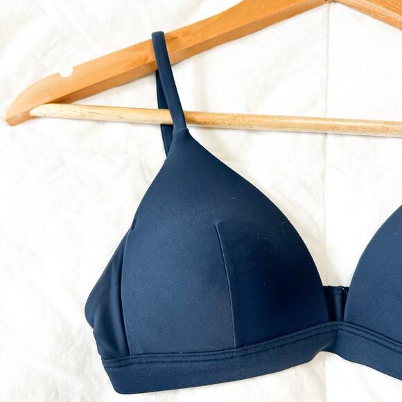Lululemon Waterside Navy Swim Bikini Top A Cup Adjustable Straps - Picture 5 of 8